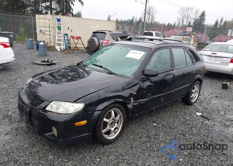 2003 Mazda Protege5 из США, поврежденный, VIN JM1BJ245231127550